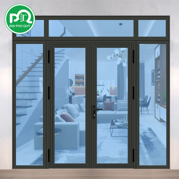 Cửa đi nhôm Xingfa 2 cánh là loại cửa được làm từ vật liệu nhôm Xingfa cao cấp