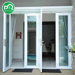 CỬA NHÔM KÍNH MÀU TRẮNG